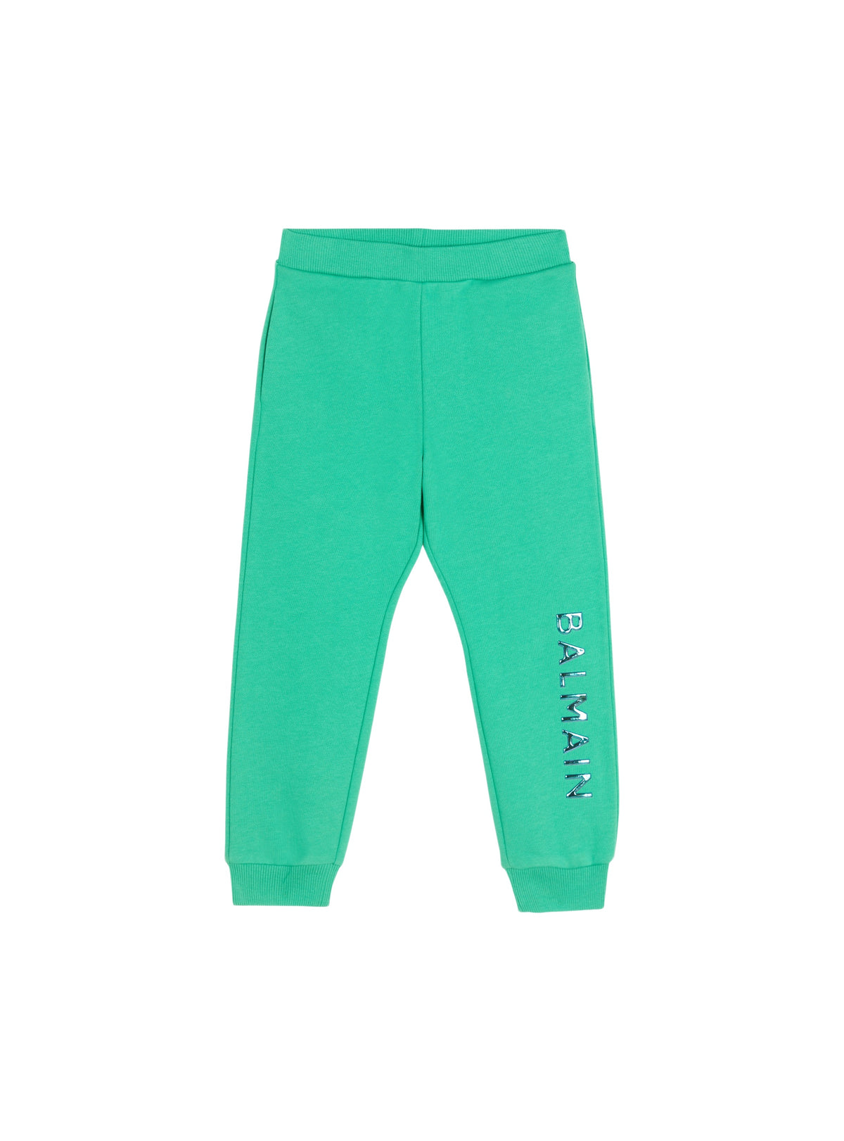Jogging en coton à logo balmain - Vert
