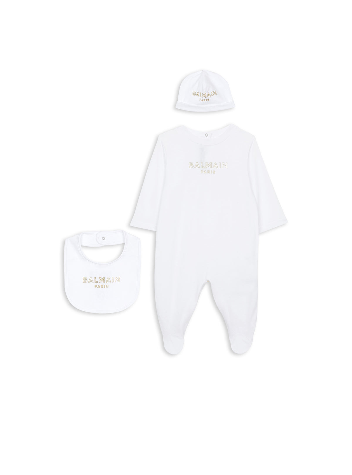 Set pour bébé en coton - Blanc