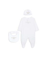 Set pour bébé en coton - Blanc