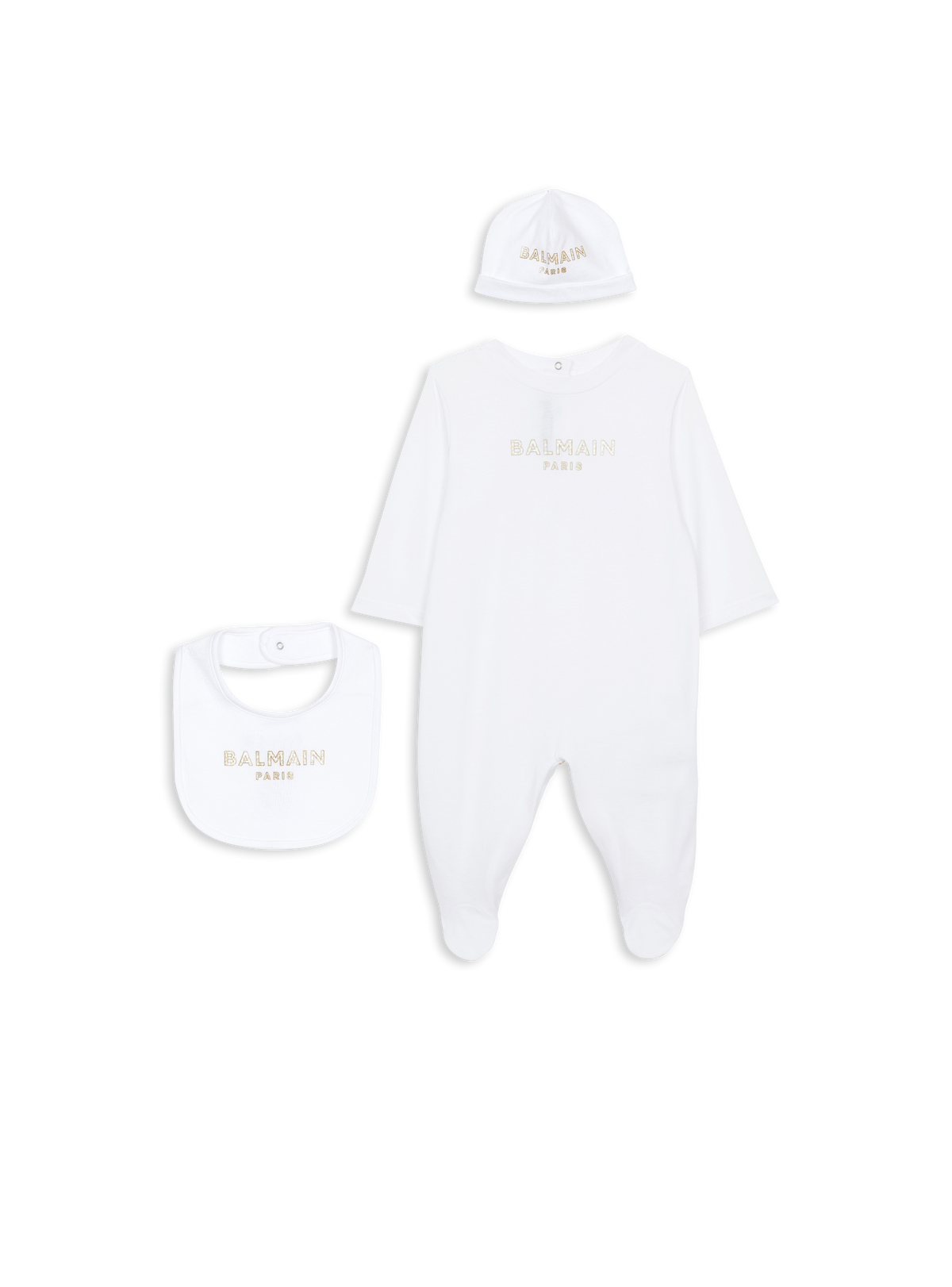 Set pour bébé en coton - Blanc