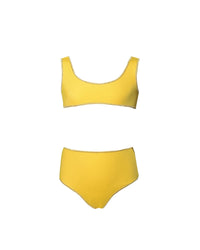 Maillot deux pièces Brassière - Warm Yellow