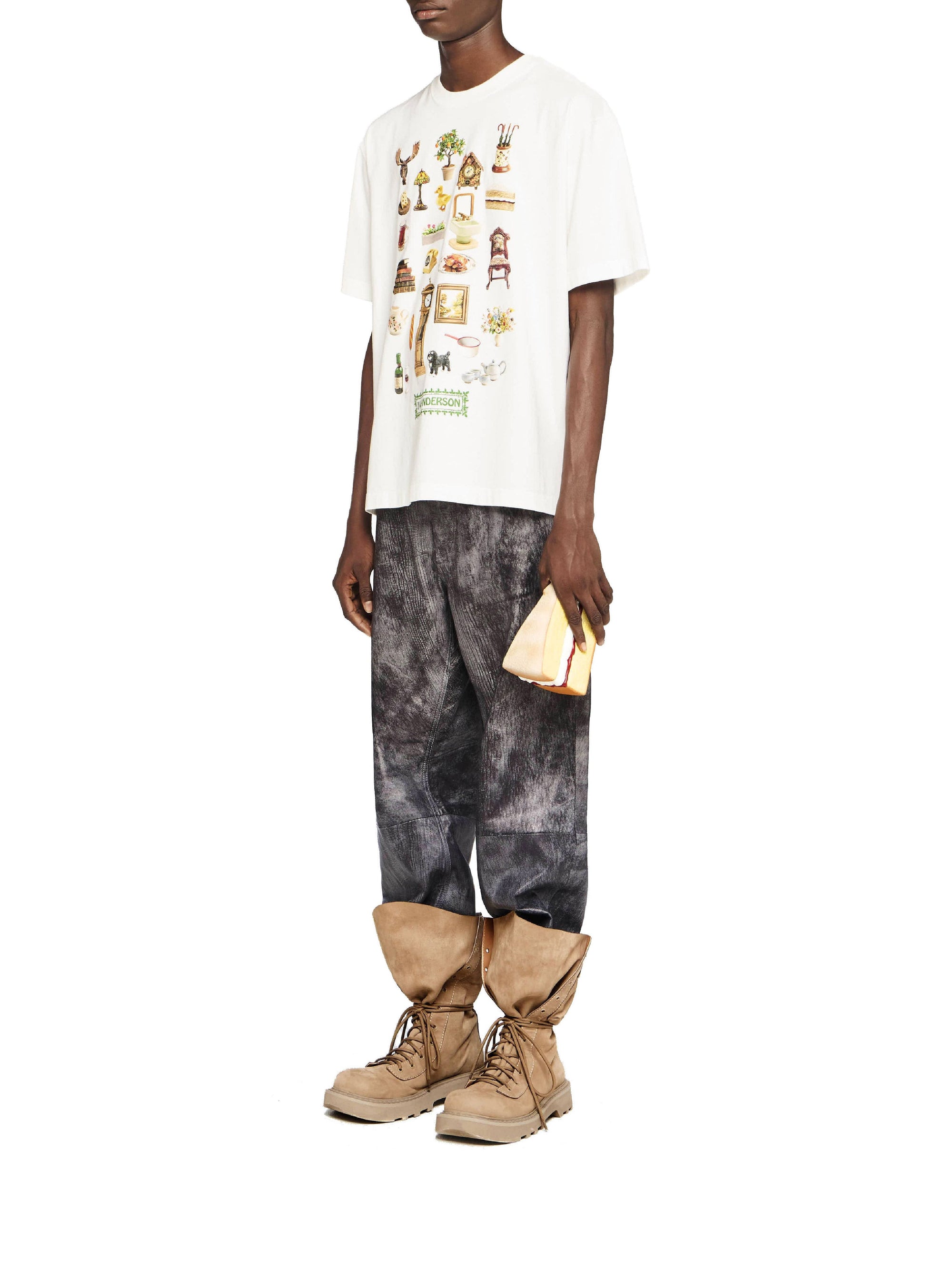 Bottes montantes en daim - Taupe