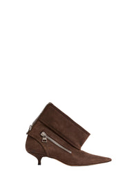 Bottes De Motard À Petit Talon F - Deep Walnut