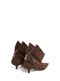 Bottes De Motard À Petit Talon F - Deep Walnut