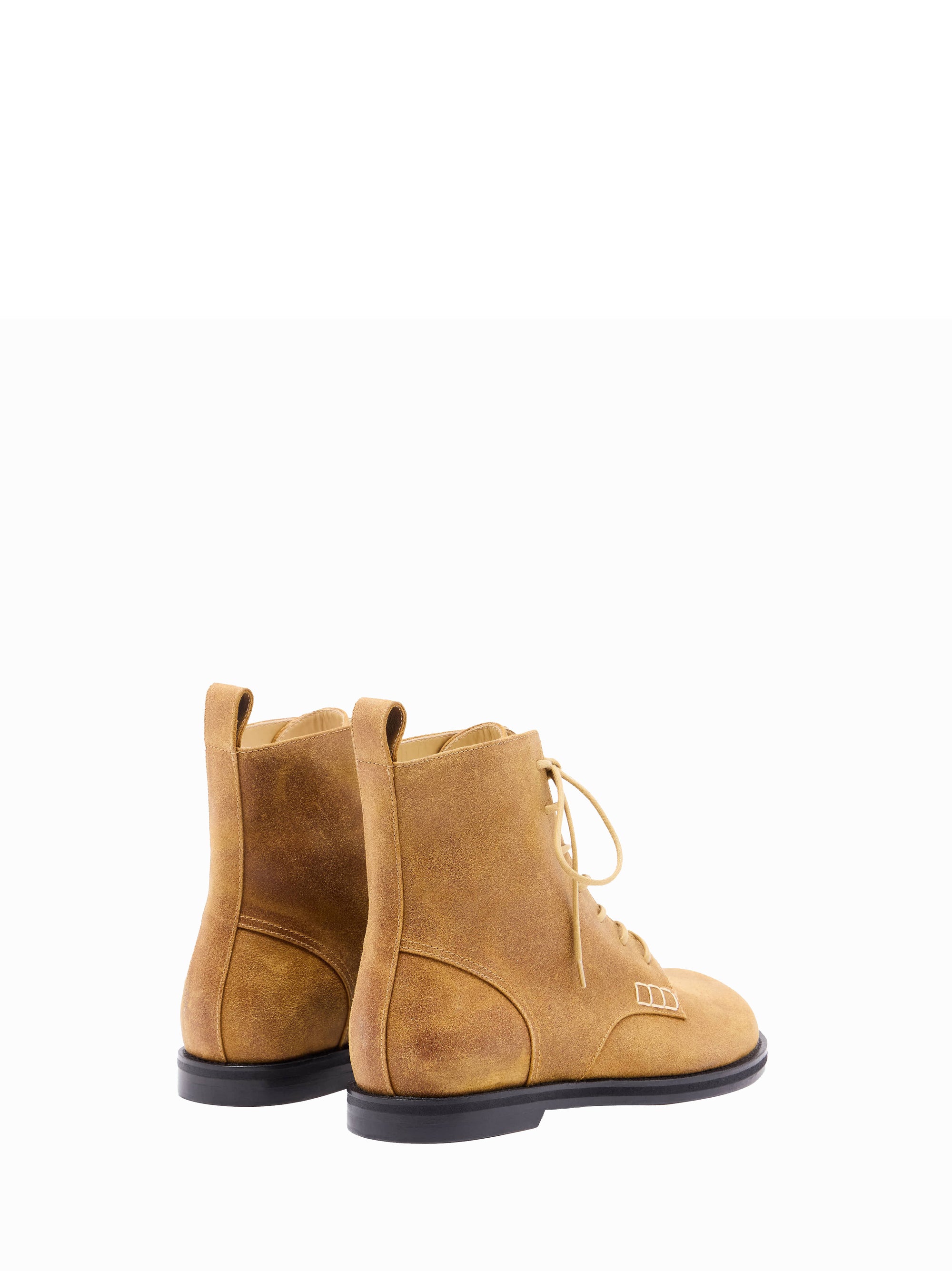 Bottines À Lacets Loafer M - Rust