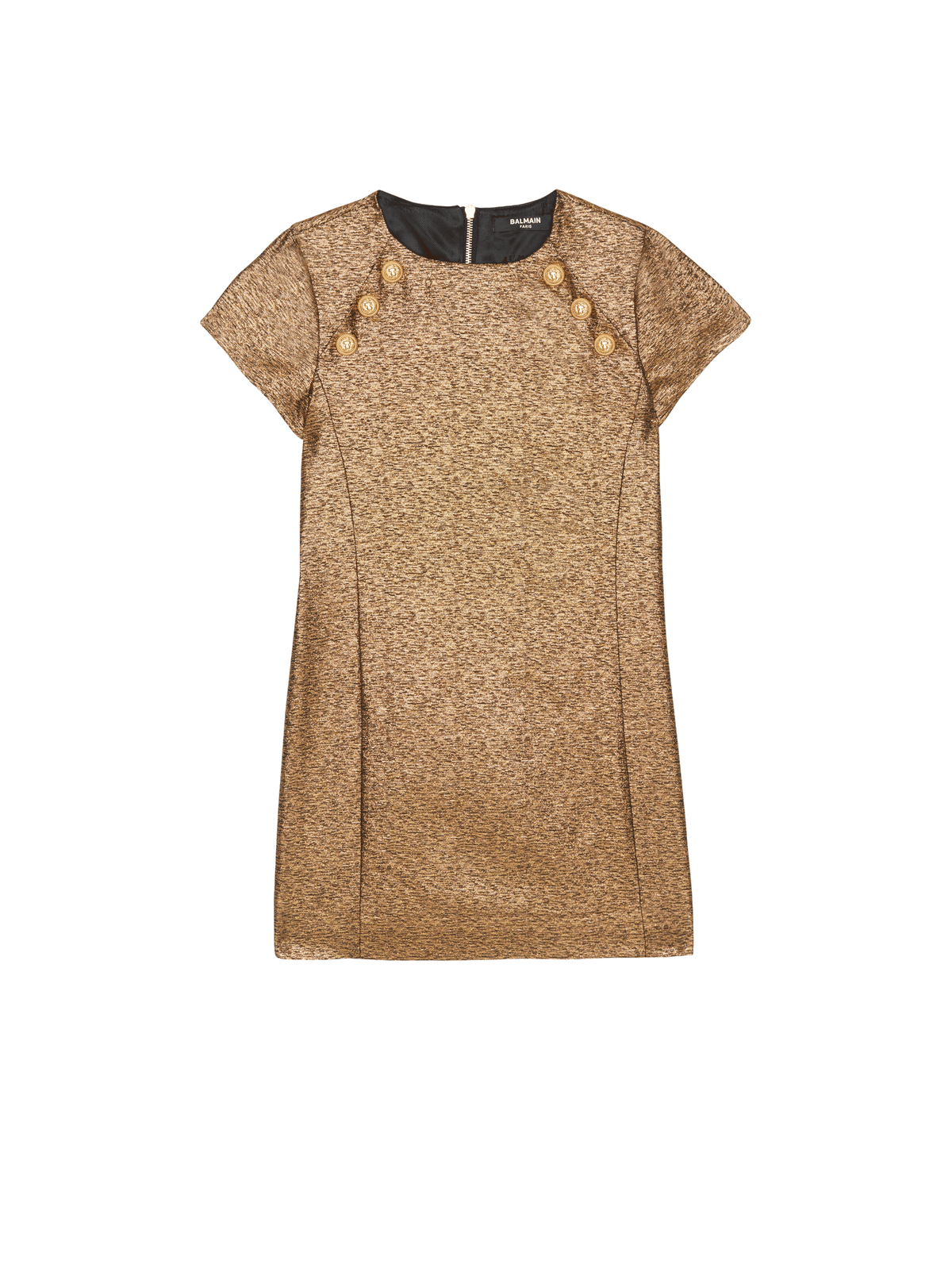 Robe tissée lurex - Or