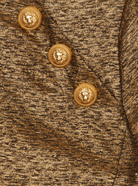 Robe tissée lurex - Or