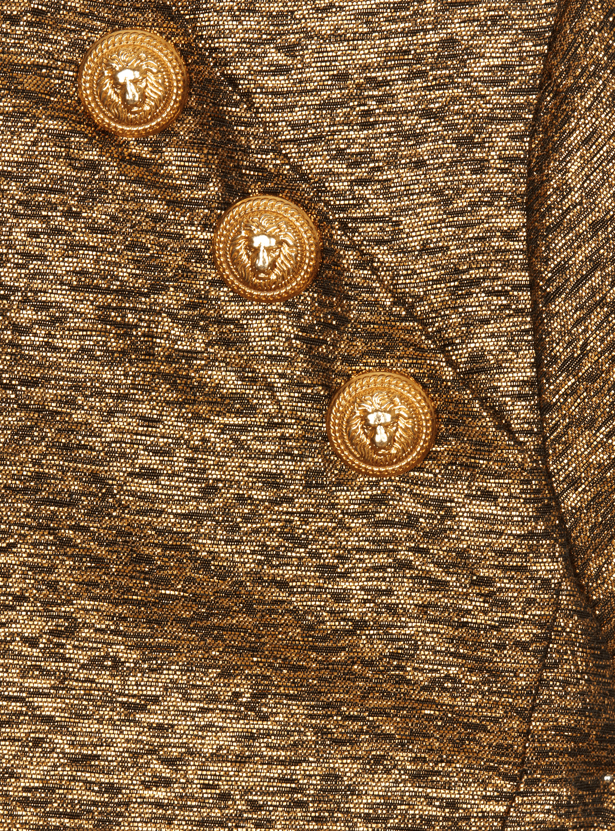 Robe tissée lurex - Or