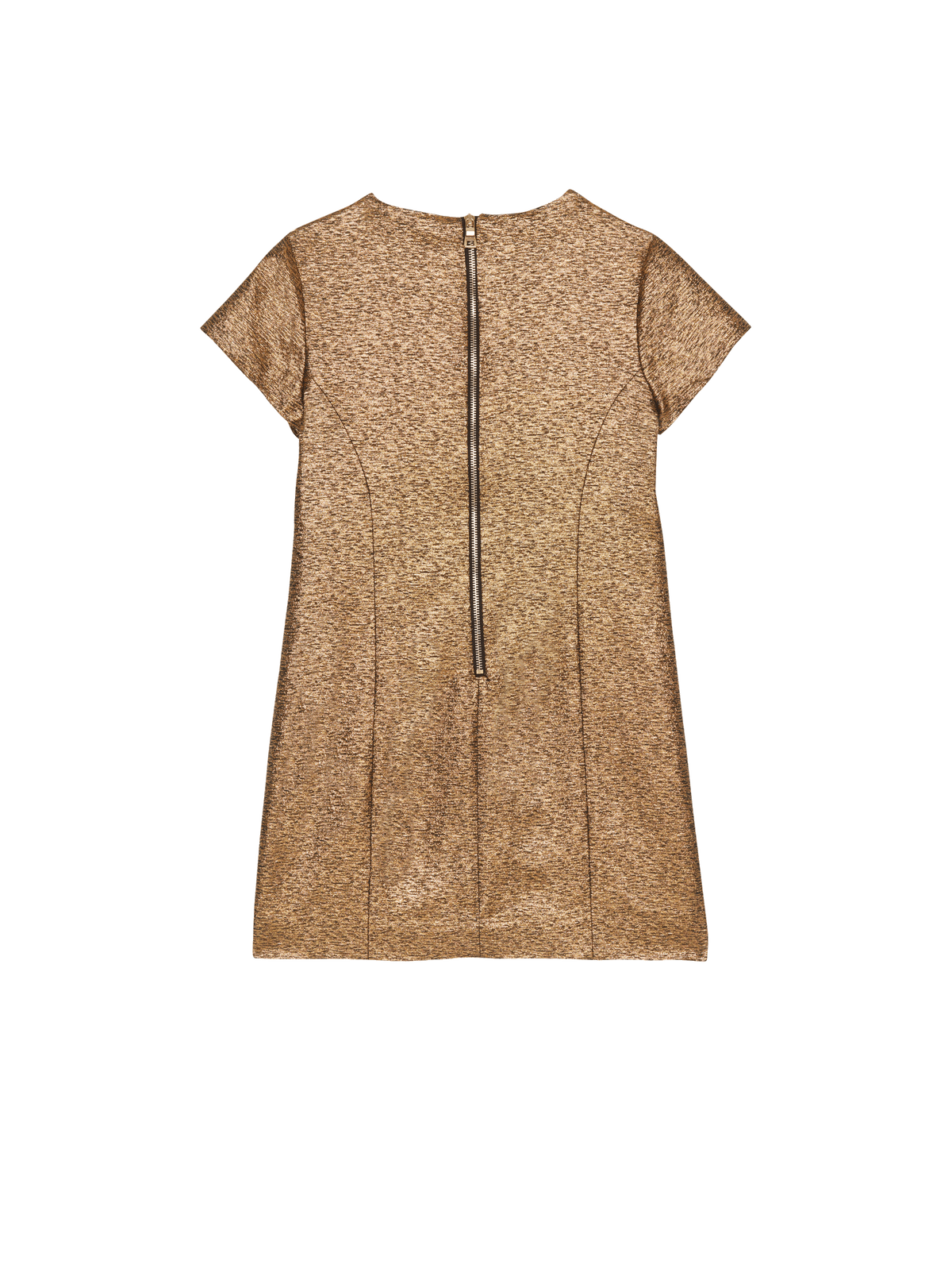 Robe tissée lurex - Or