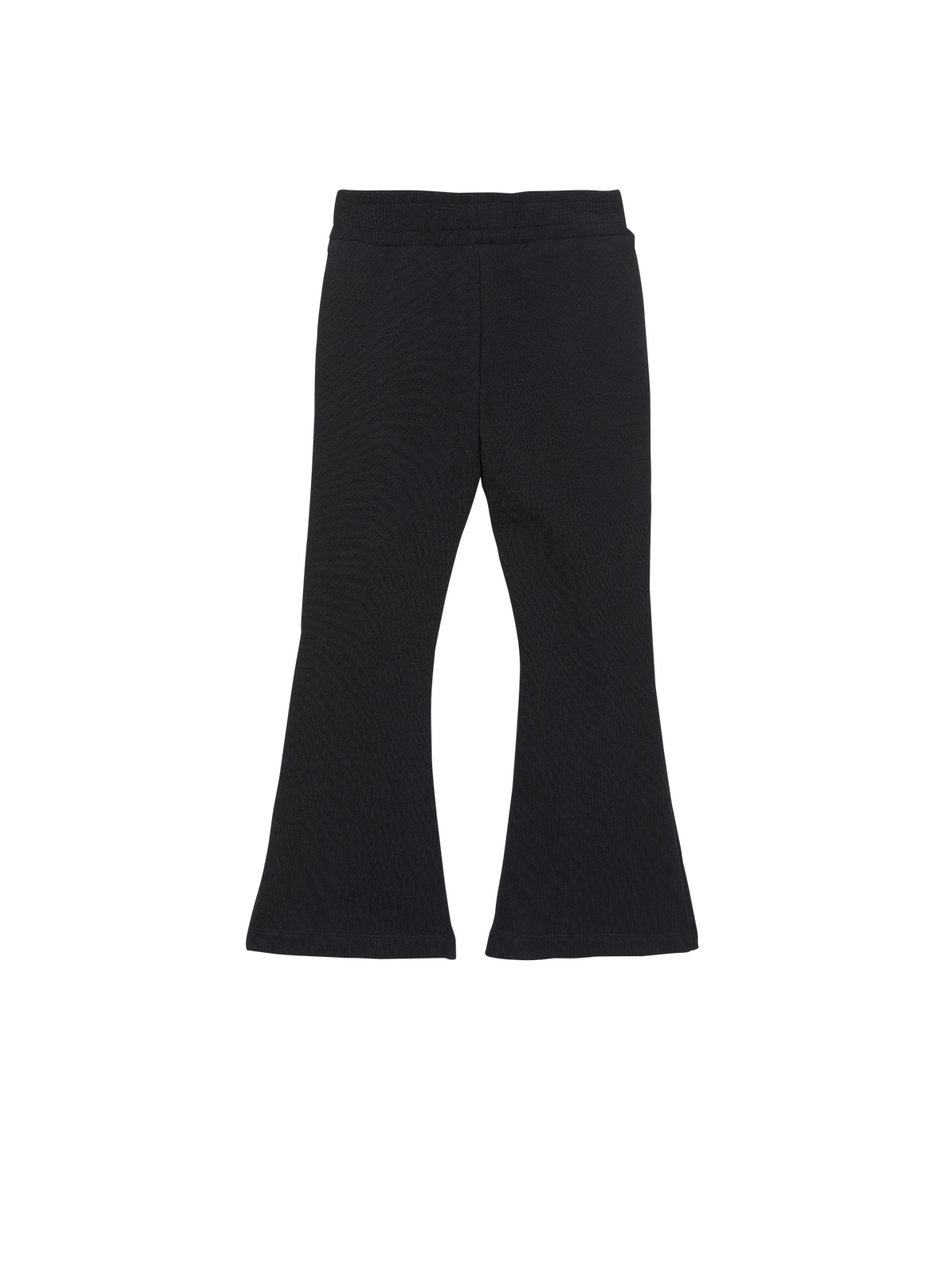 Pantalon casual flare - Noir & Or