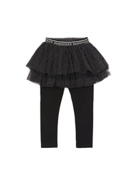Legging danseuse - Noir & Argent