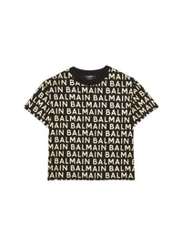 T-shirt balmain doré - Noir & Or