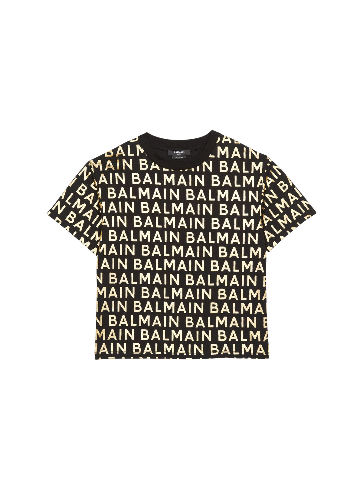 T-shirt balmain doré - Noir & Or