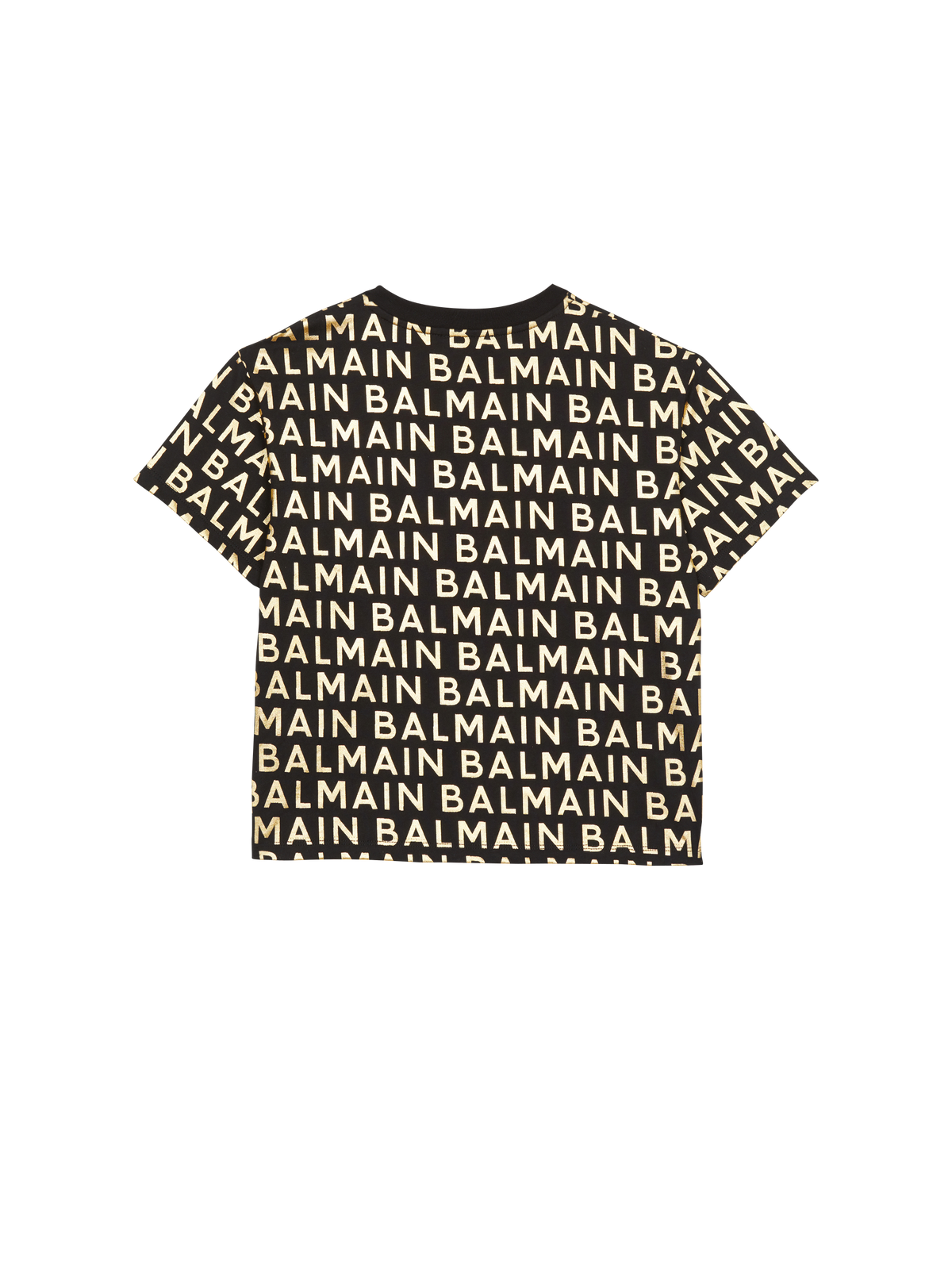 T-shirt balmain doré - Noir & Or