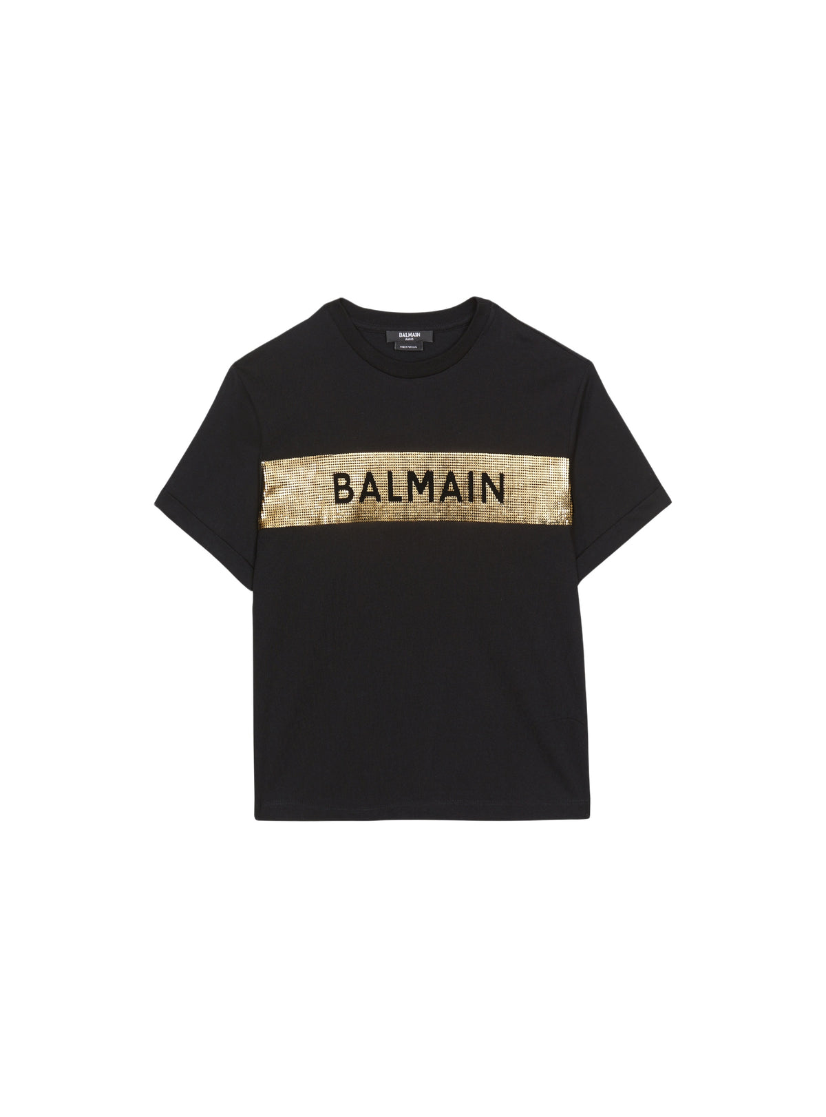 T-shirt balmain - Noir & Or