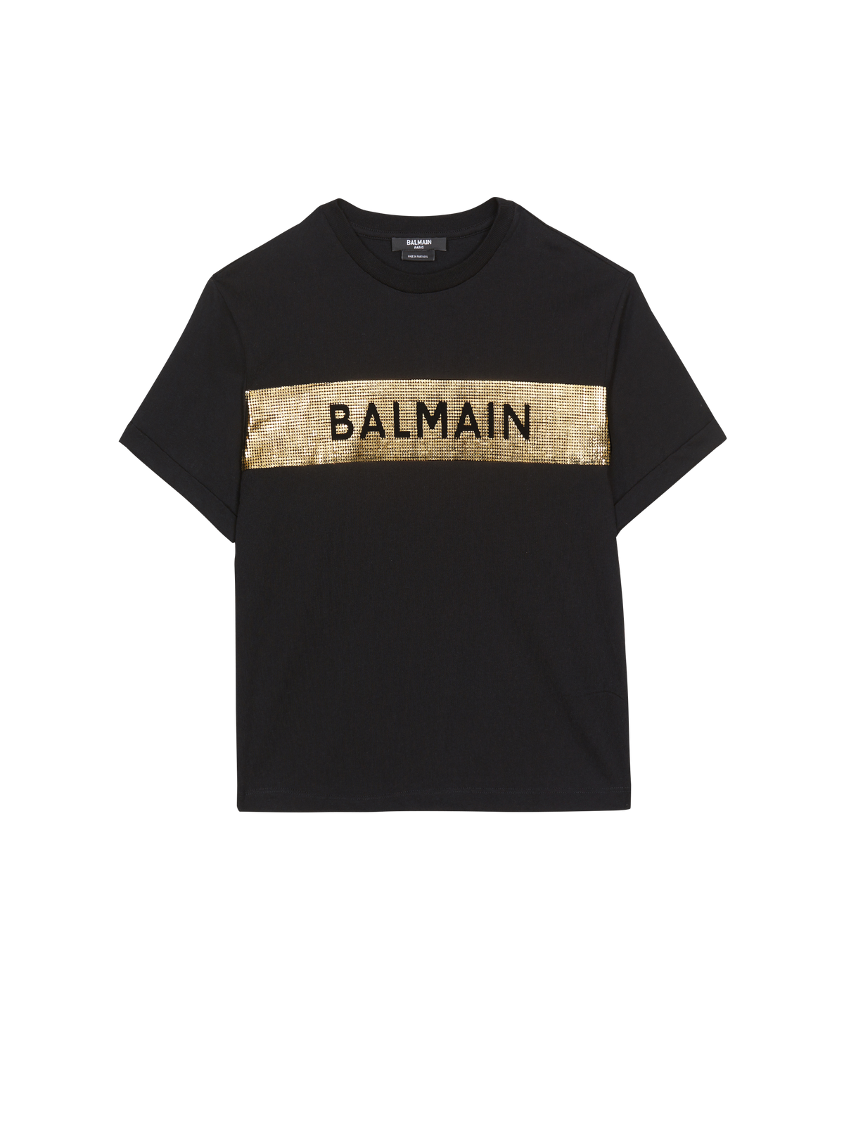 T-shirt balmain - Noir & Or