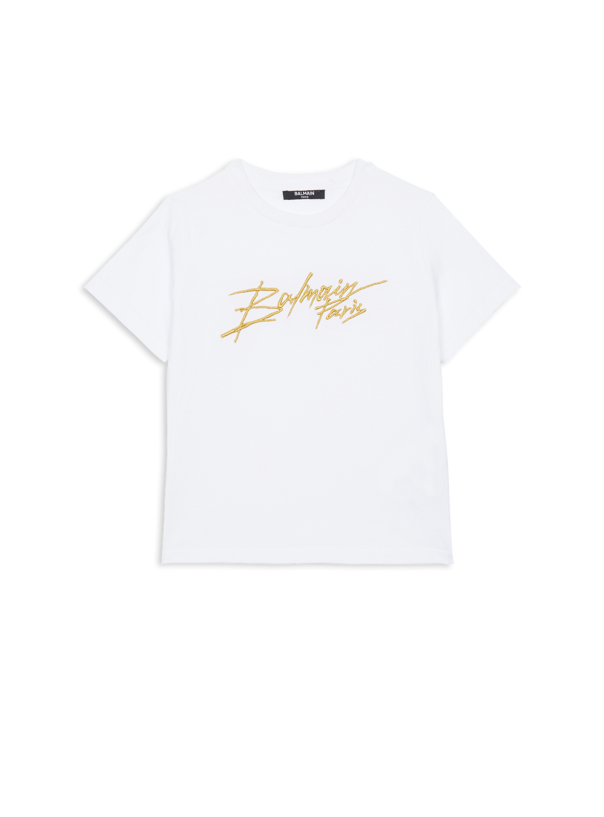 T-shirt balmain signature - Blanc