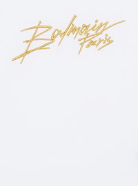T-shirt balmain signature - Blanc
