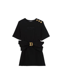 Robe t-shirt b - Noir