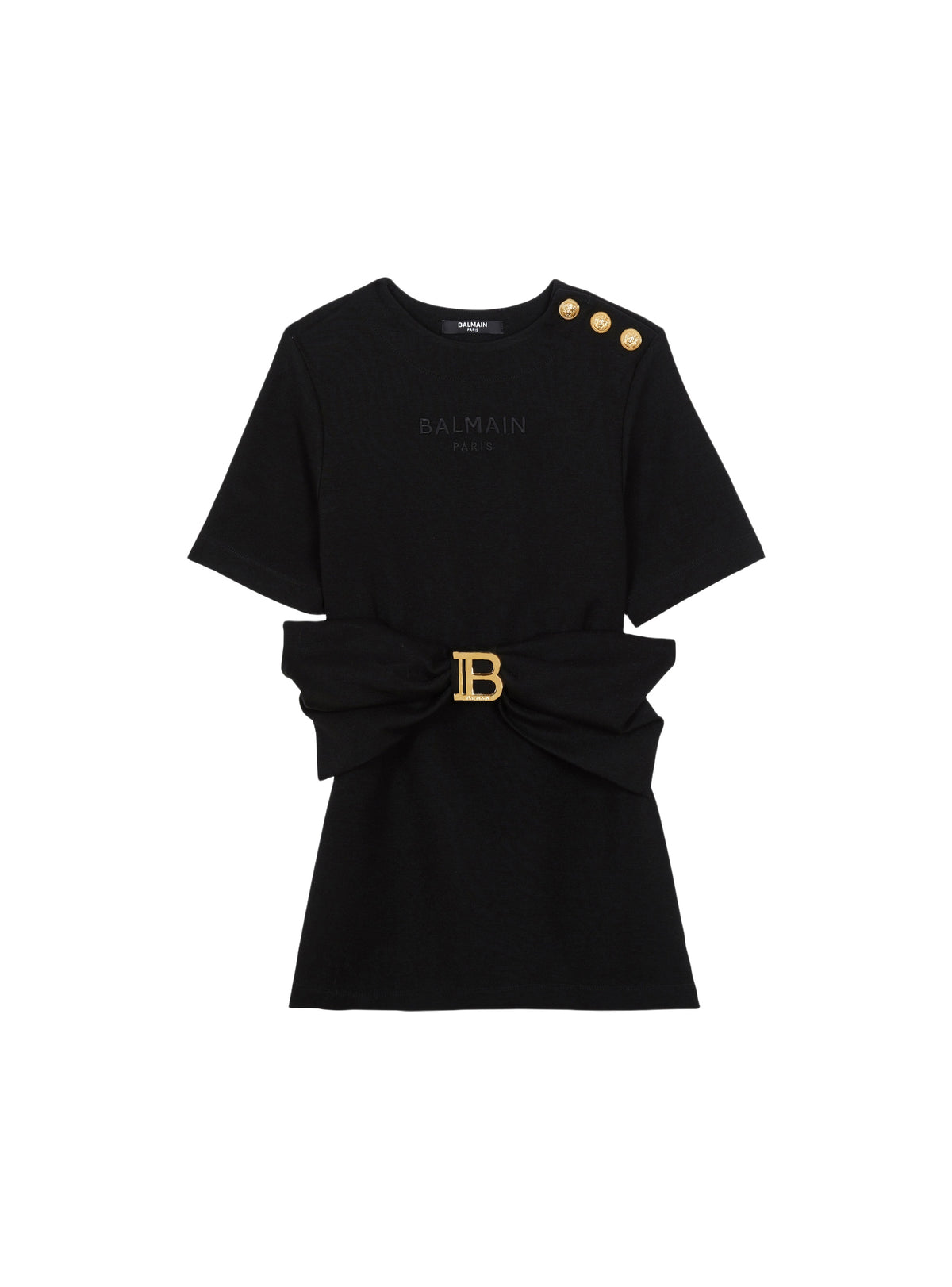 Robe t-shirt b - Noir