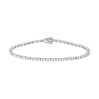 1qty RELIQUAT 3590€/ QTY IN : 1-QTY OUT : 0- ST : 0% // Bracelet Tennis -Blanc