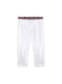 Legging balmain métallisé - Blanc
