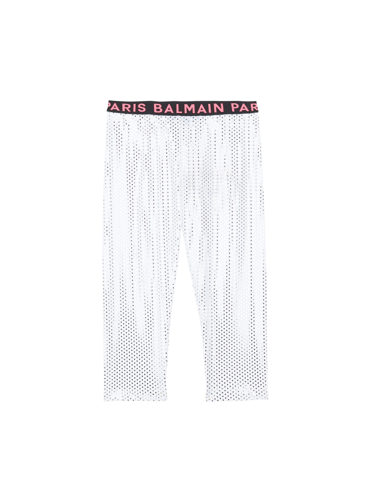 Legging balmain métallisé - Blanc