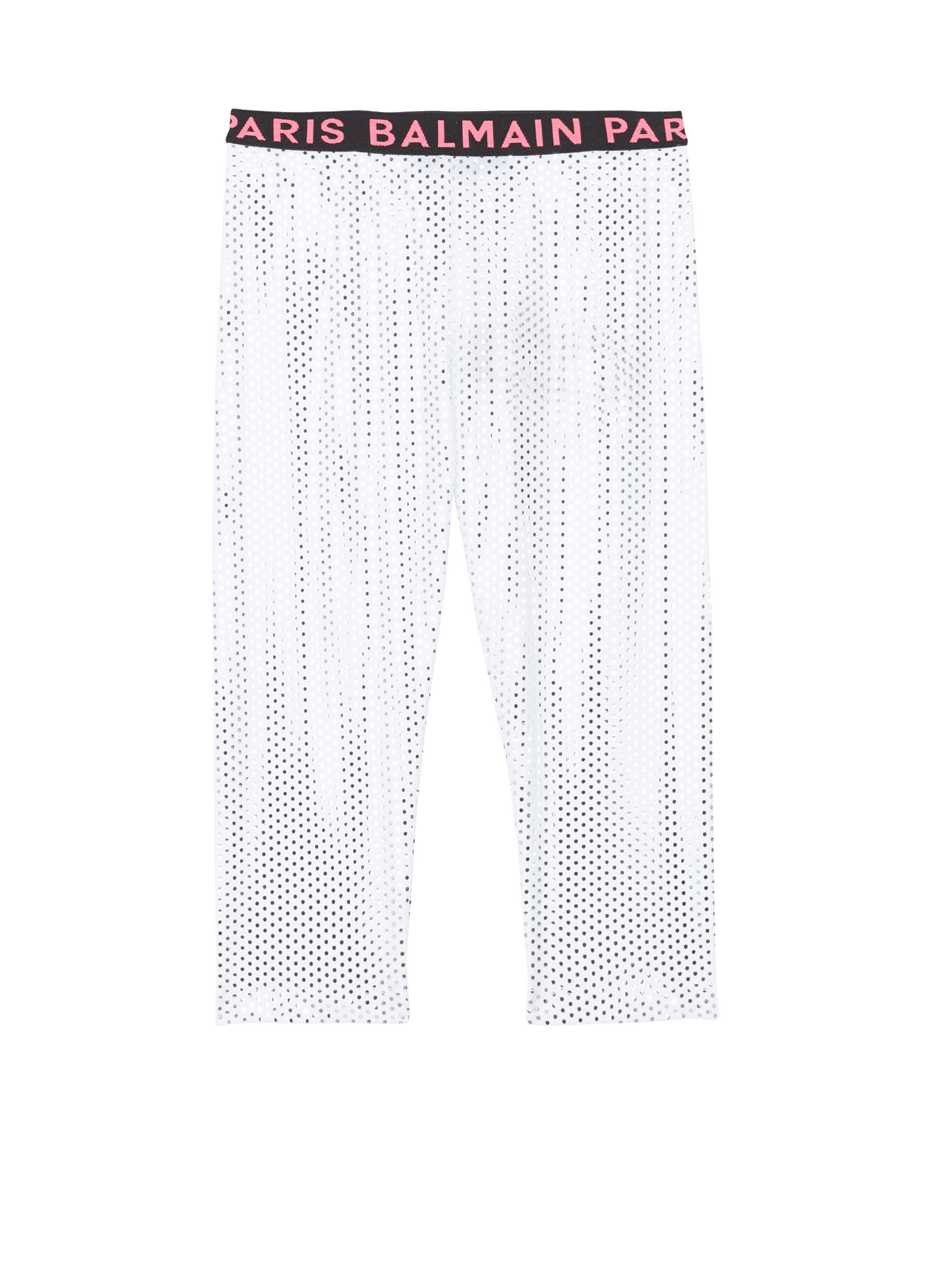 Legging balmain métallisé - Blanc