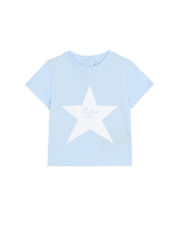 T-shirt balmain signature étoile - Bleu
