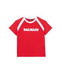 T-shirt balmain rétro - Rouge