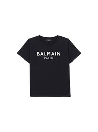 T-shirt balmain paris métallisé - Noir & Argent