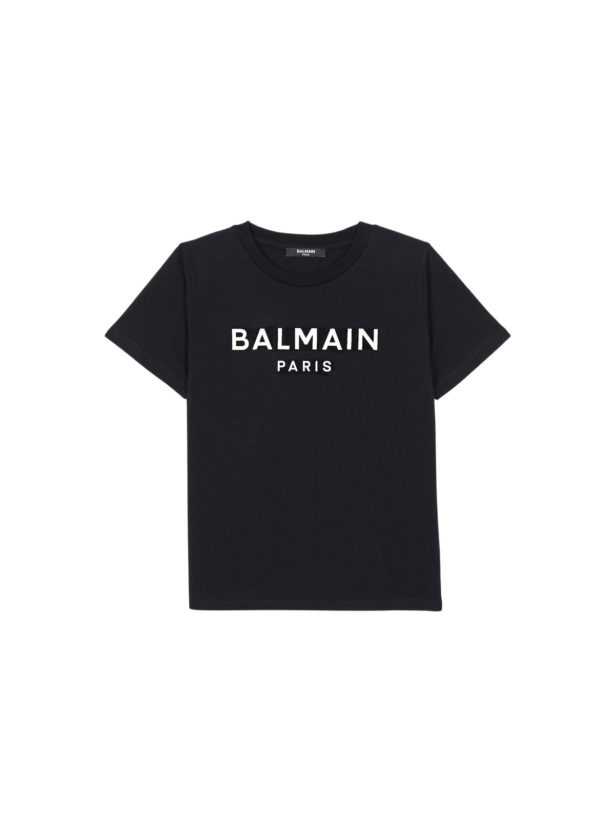T-shirt balmain paris métallisé - Noir & Argent