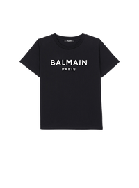 T-shirt balmain paris métallisé - Noir & Argent