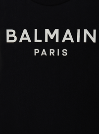 T-shirt balmain paris métallisé - Noir & Argent