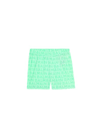Short de bain à logo balmain  - Vert