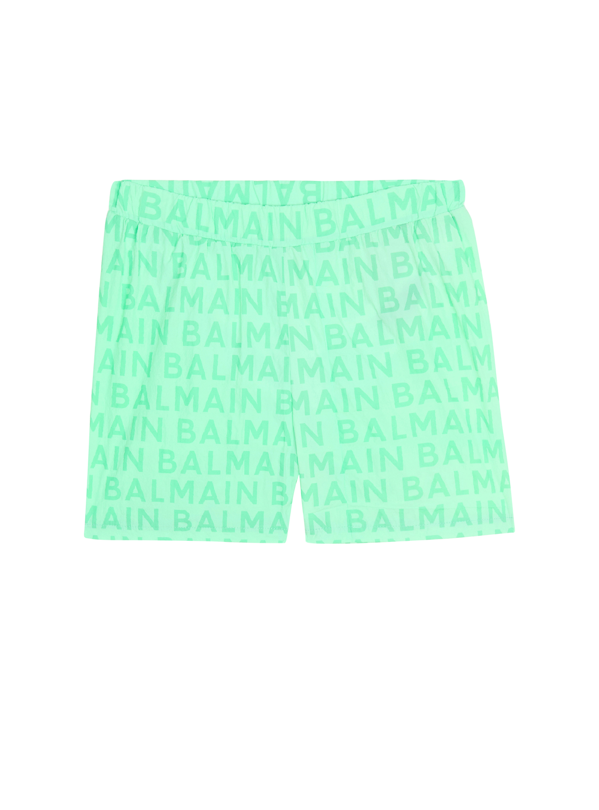 Short de bain à logo balmain  - Vert