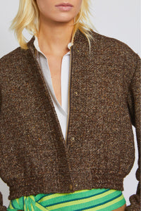 Veste Burkina coupe courte - Brown