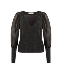 Burlesque Blouse - Black