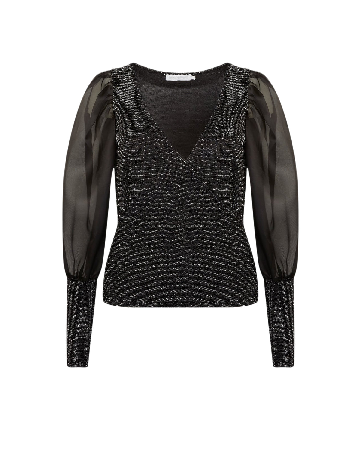 Burlesque Blouse - Black