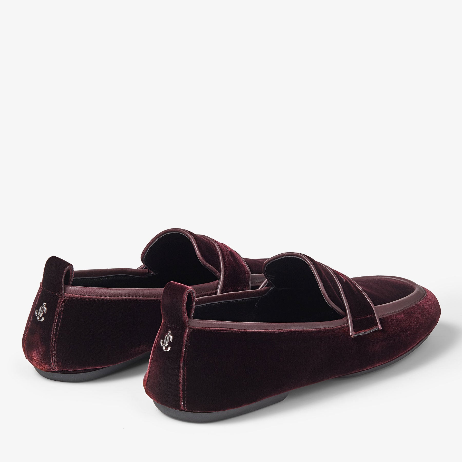 Mocassins Buxton en velours - Oxblood