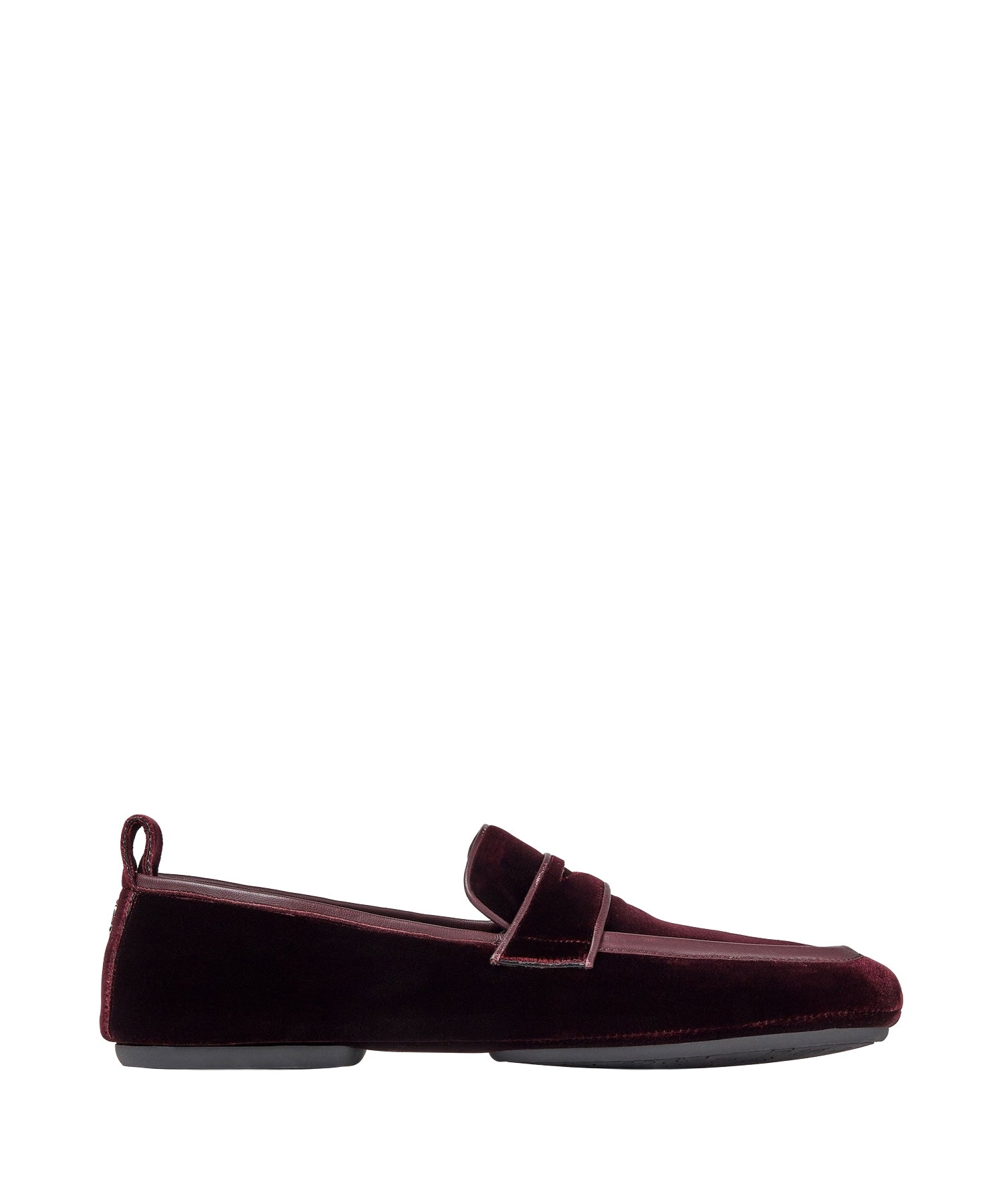 Mocassins Buxton en velours - Oxblood