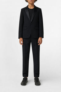 Veste avec poches en laine - Black