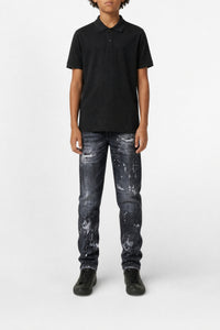Pantalon délavé en denim - Denim Black