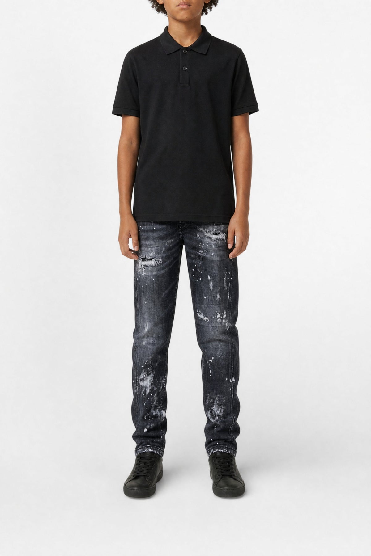 Pantalon délavé en denim - Denim Black