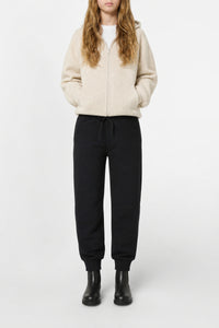 Drawstring sweatpants - Black
