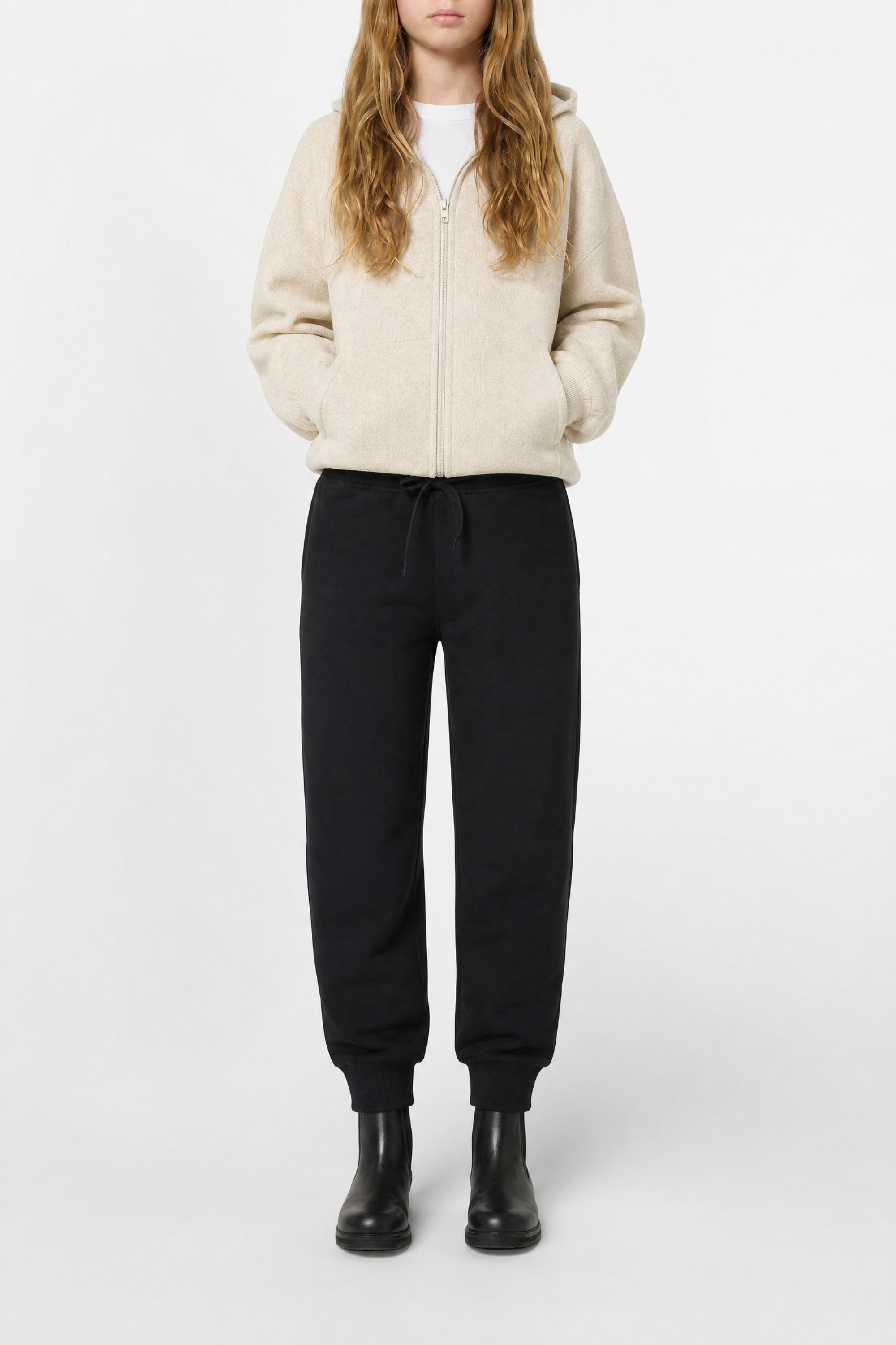Pantalon de survêtement avec cordon de serrage - White