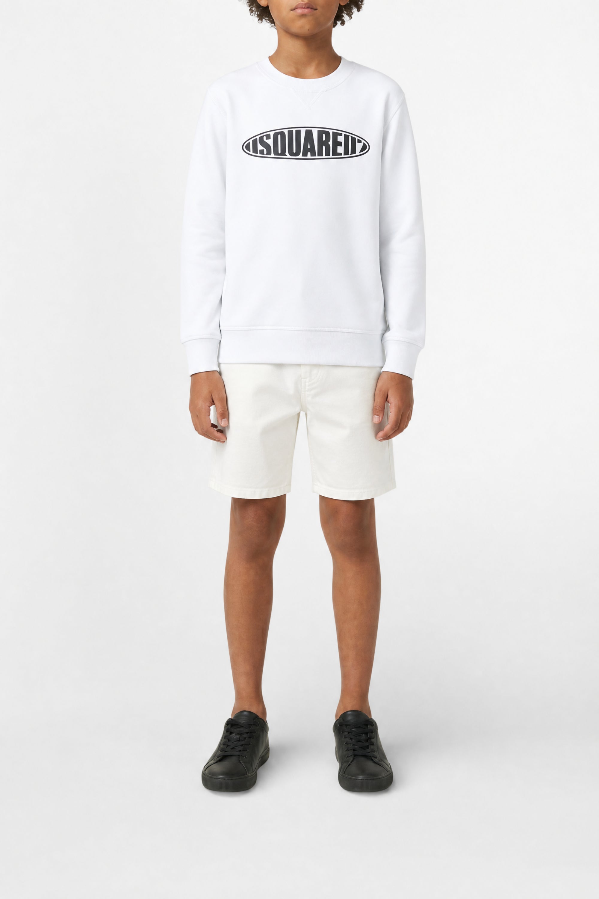 Sweatshirt with logo - White