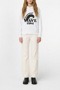 Sweat à capuche imprimé - White