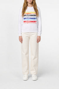 Sweatshirt avec logo - White