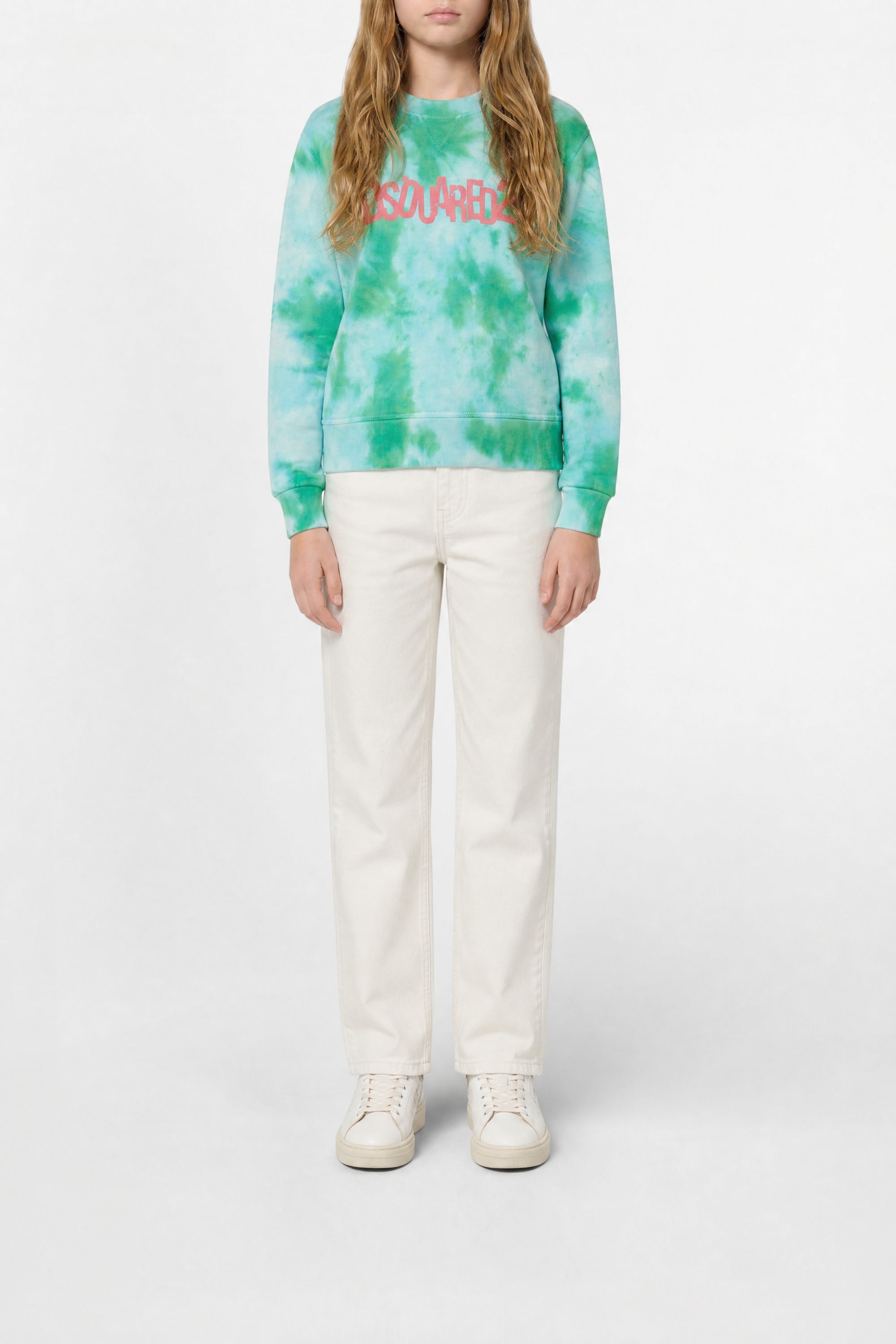 Sweatshirt délavé - Chlorophyll Green
